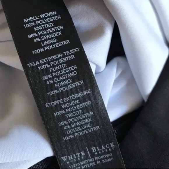 White House Black Market Black and White Halter Midi Sundress - Picture 6 of 12